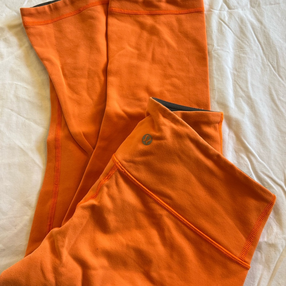 Lululemon Canyon Orange Leggings